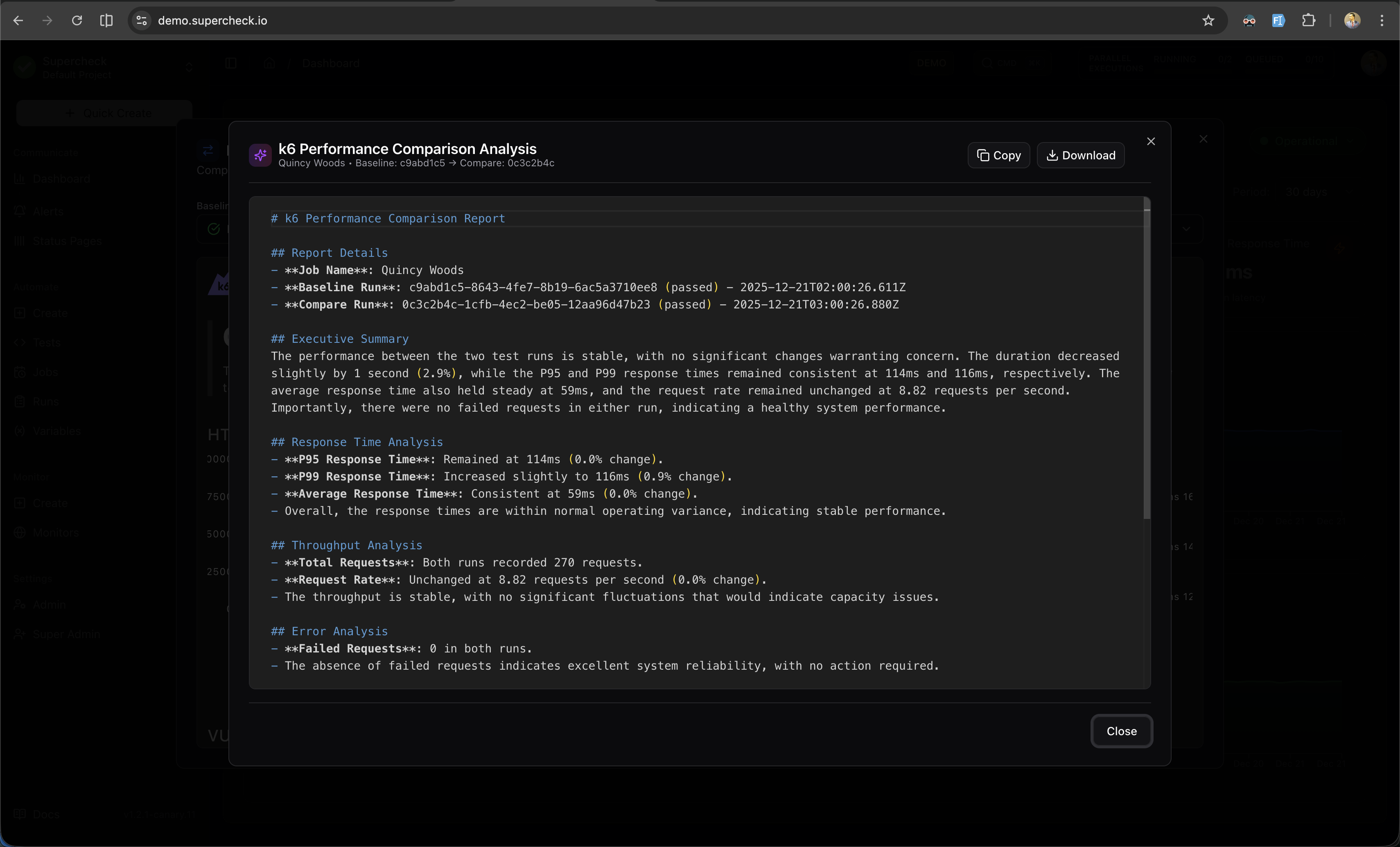 AI Performance Analysis